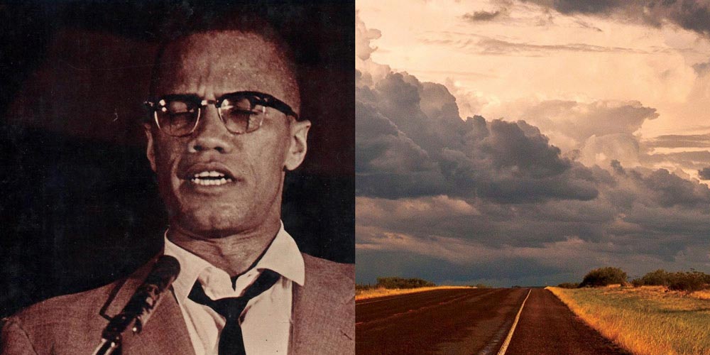 malcolm x and a landscape of texas