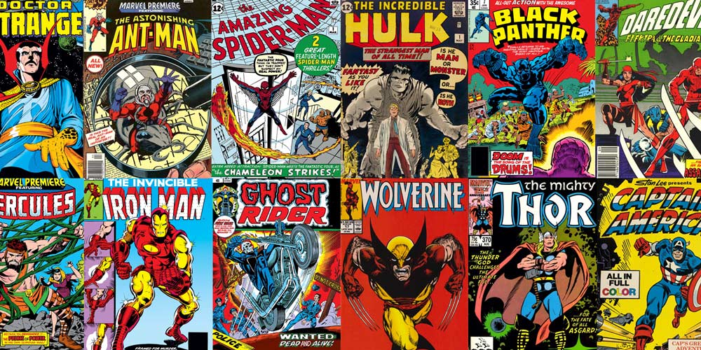 classic comic book covers
