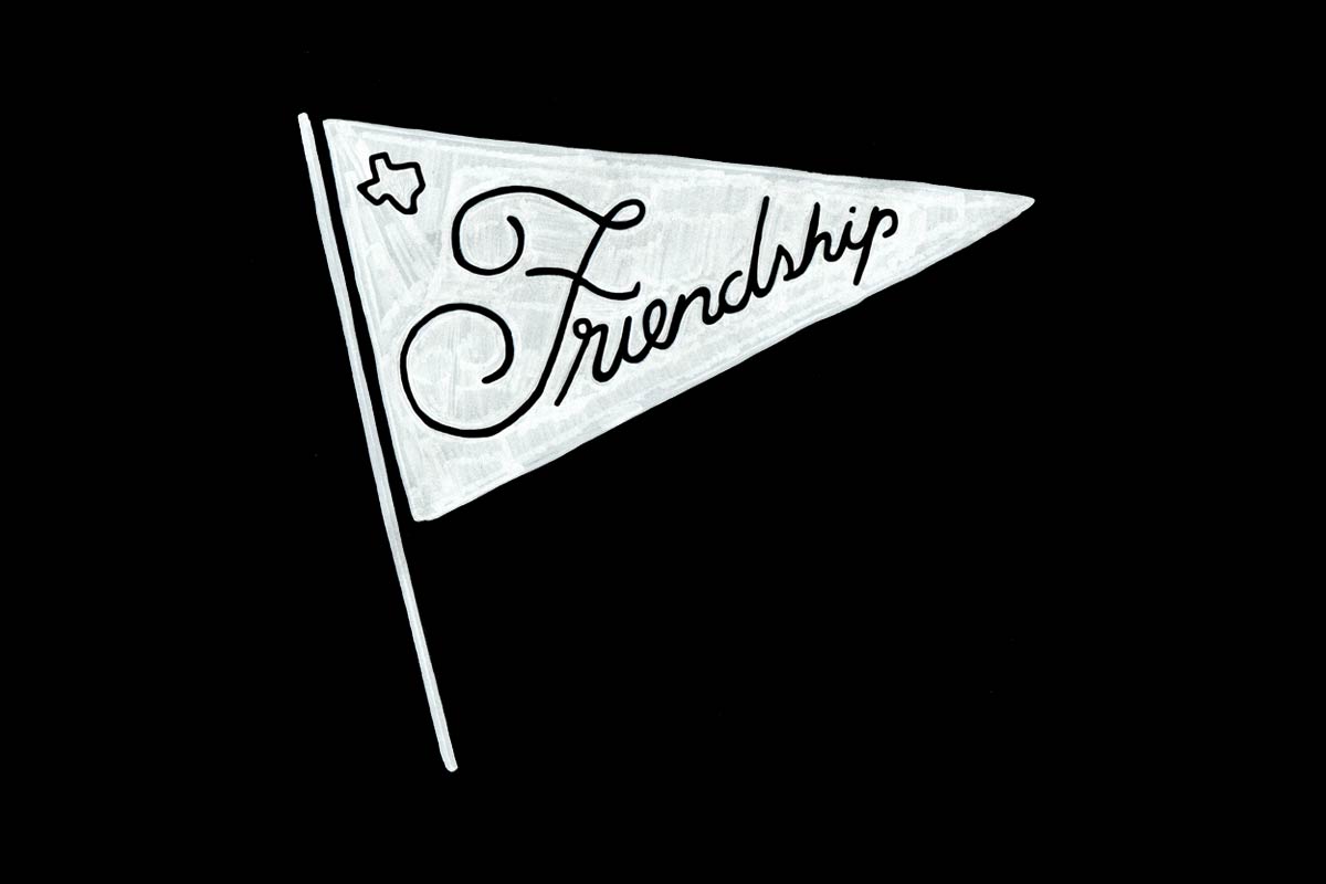 Friendship illustration