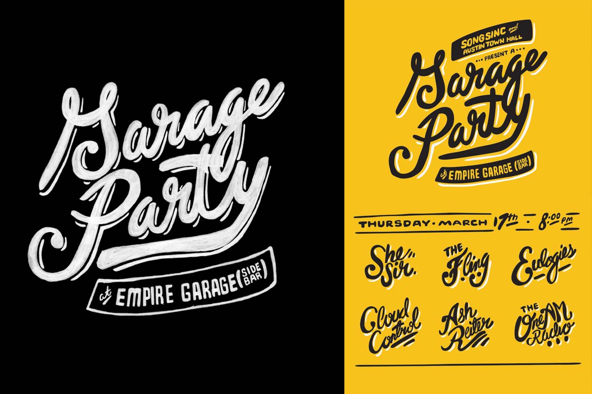 Garage Party Poster